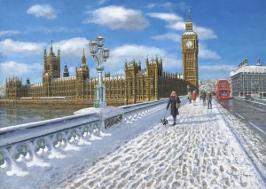 Winter Sun, Houses of Parliament, London